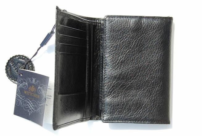 Portfel męski Wittchen Italy, skóra, czarny