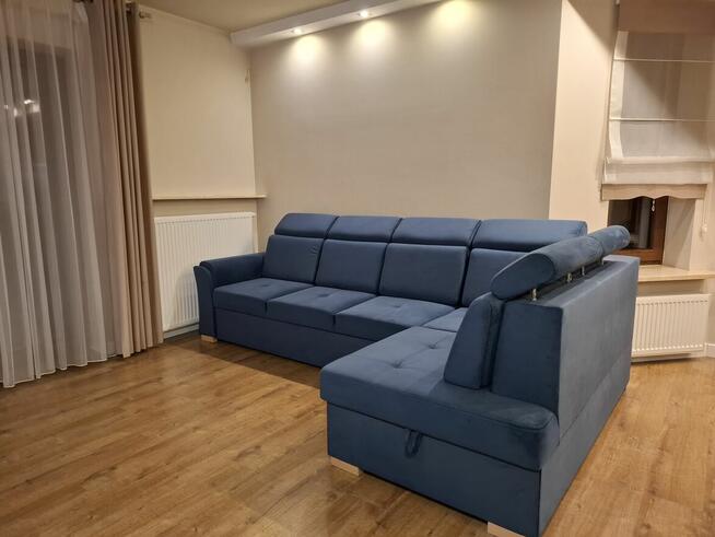 Kanapa narożna z funkcją spania