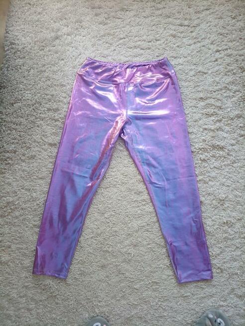 Holograficzne legginsy, XL