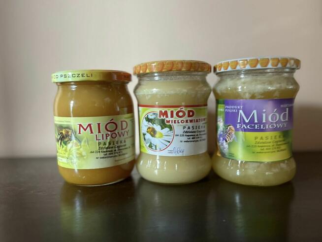 Miód chabrowy bławatkowy faceliowy 1kg