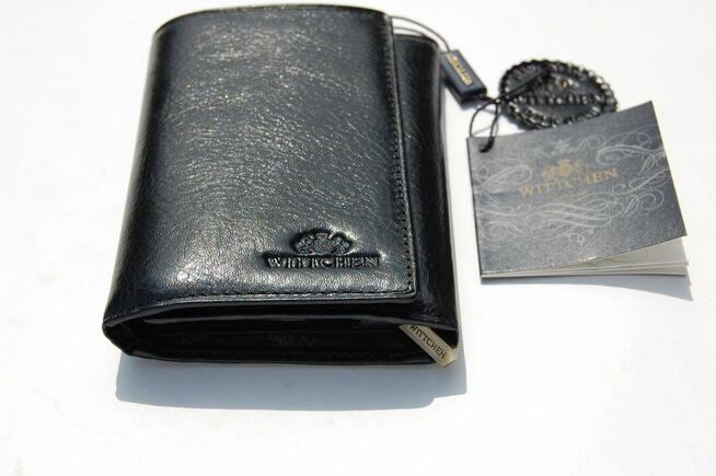 Portfel męski Wittchen Italy, skóra, czarny