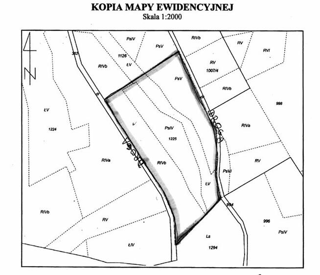 działka rolna 2,16 ha w Jaszkowej Górnej (gm. Kłodzko)