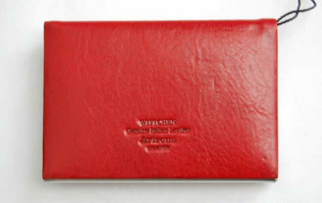 Wittchen, Arizona, etui na wizytówki, czerwona skóra natural