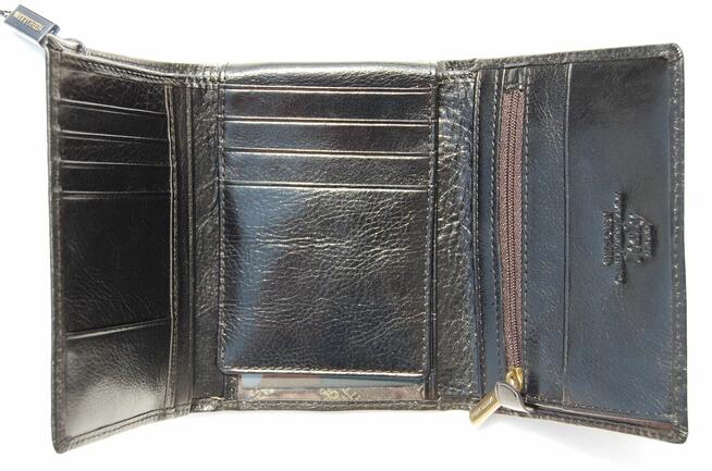 Portfel męski Wittchen Italy, skóra, czarny