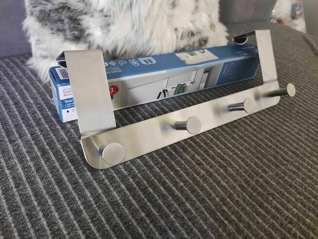 Wieszak na Drzwi Srebrny stal nierdzewna uchwyt na kurtki