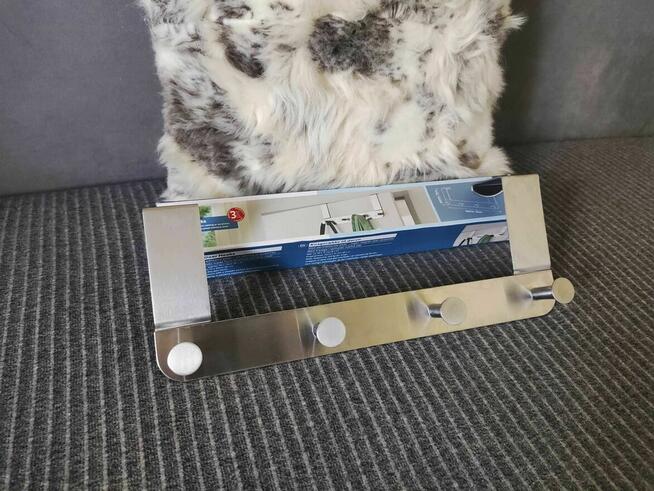 Wieszak na Drzwi Srebrny stal nierdzewna uchwyt na kurtki