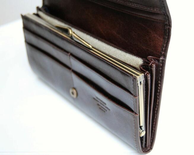 Portfel damski, portmonetka Arizona, Wittchen, skóra, brąz