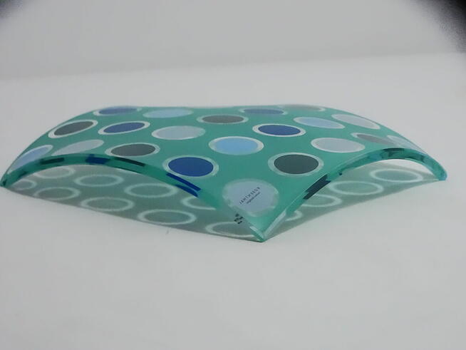 Szklana misa dekoracyjna Rosenthal Form 61111, Dekor 331161,