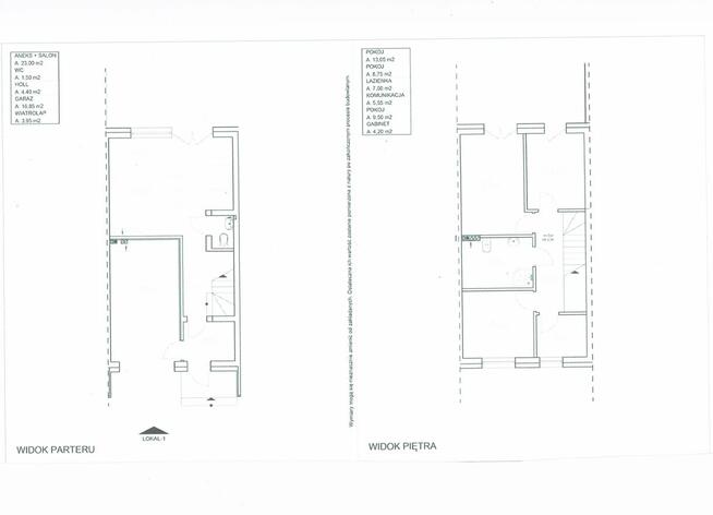 Błonie, segment st.dewelop.102m, działka 100m