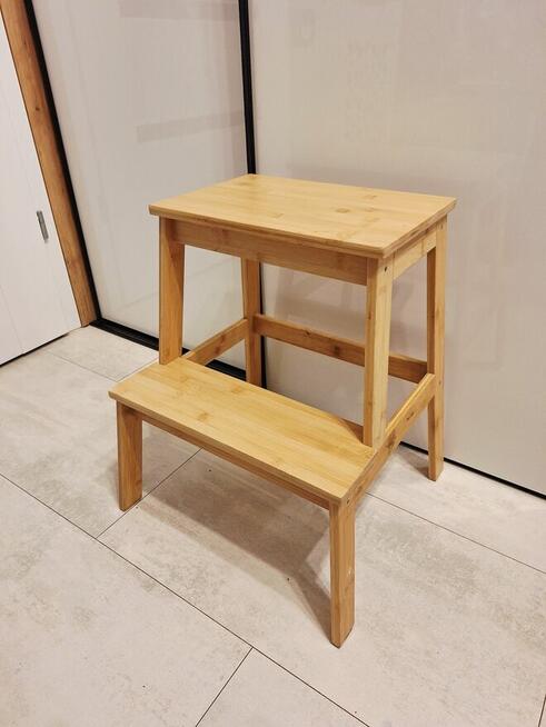 IKEA TENHULT Taboret bambus 43x40x50 cm