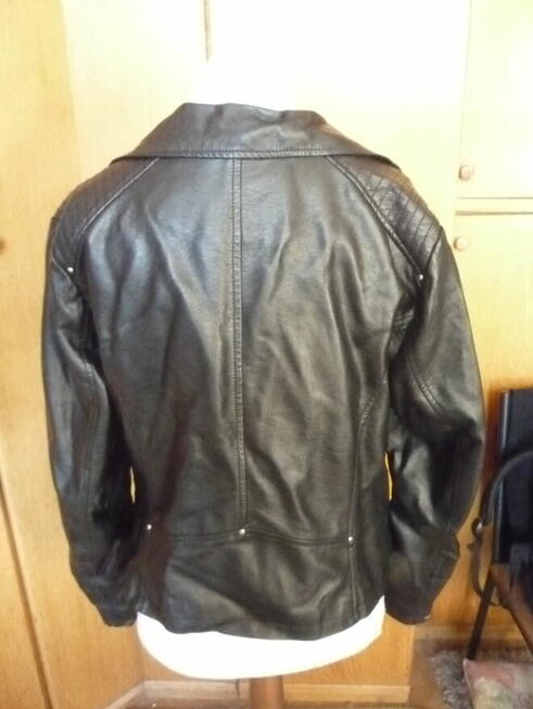 Skórzana czarna ramoneska firmy ONLY rozmiar 46