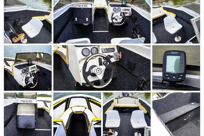 Łódź motorowa Motorówka Echosonda 200 KM 2T 8 OSOBOWA DOKU.