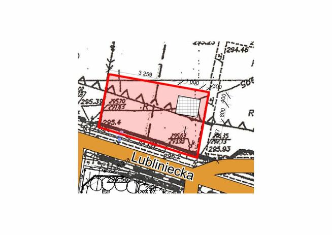 Działka budowlana Strzebiń gm. Koszęcin, Lubliniecka