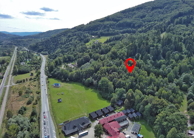 Działka usługowa w Ustroniu