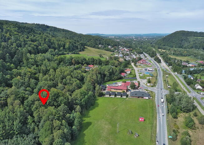 Działka usługowa w Ustroniu