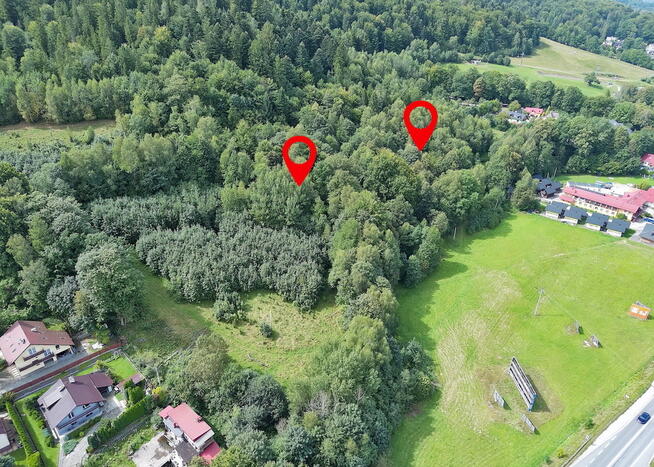 Działka usługowa w Ustroniu