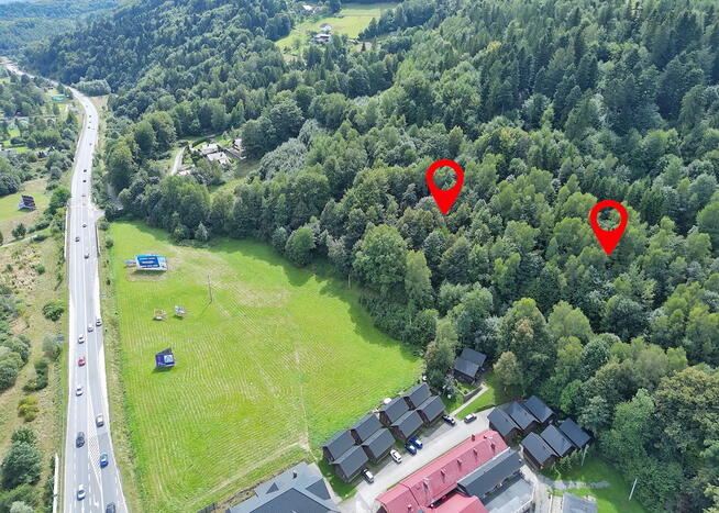 Działka usługowa w Ustroniu