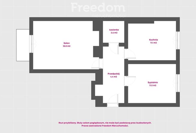 2-pokojowe mieszkanie z balkonem w Tarnowie!