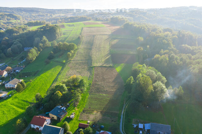 Działka 13a z WZ na stoku, Straszydle, gm. Lubenia