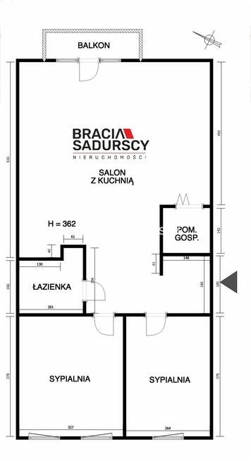 Mieszkanie Kraków Bronowice, Mydlniki, Myczkowskiego