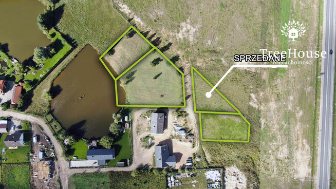 Działka budowlana w Marcinkowie.