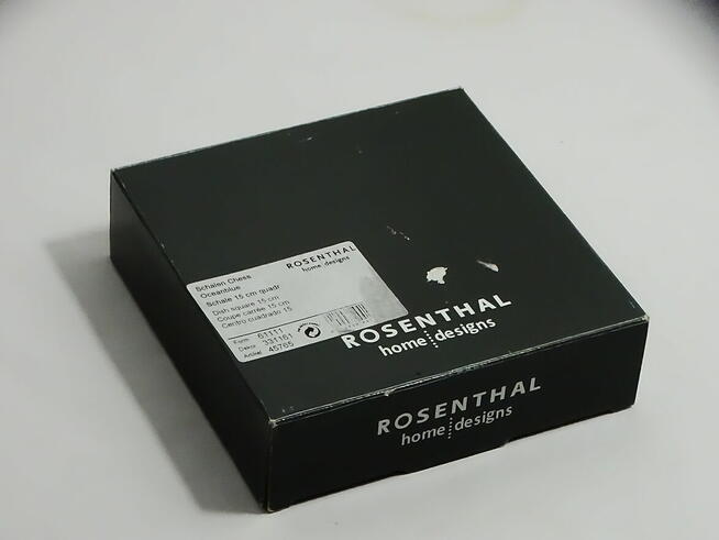 Szklana misa dekoracyjna Rosenthal Form 61111, Dekor 331161,