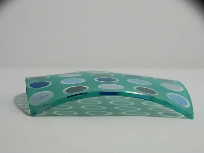 Szklana misa dekoracyjna Rosenthal Form 61111, Dekor 331161,