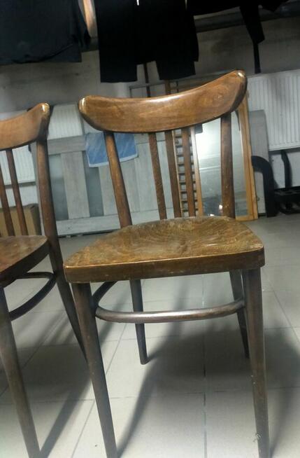 2 sztuki drewnianych krzesał z PRL