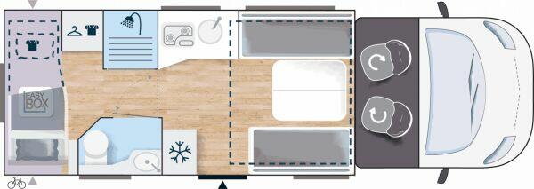 KAMPER FORD CHAUSSON 720 TITANIUM 2020 r. dla 5 osób