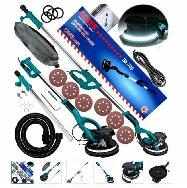 Szlifierka żyrafa do gipsu bezpyłowa z odciągiem 2200W 225