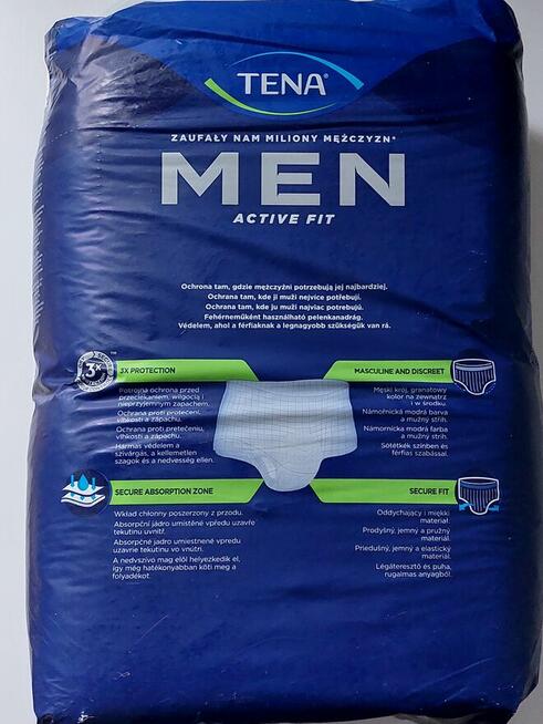 Majtki chłonne męskie