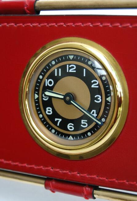 Barometr i zegar na biurko, design, Francja, lata 60 vintage