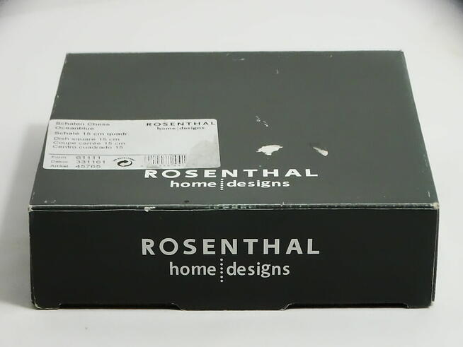 Szklana misa dekoracyjna Rosenthal Form 61111, Dekor 331161,