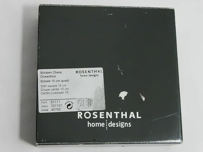 Szklana misa dekoracyjna Rosenthal Form 61111, Dekor 331161,