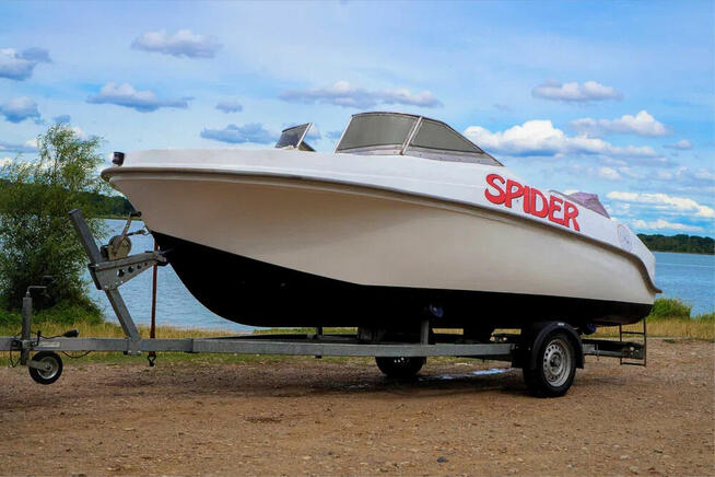 Łódź motorowa Motorówka Echosonda 200 KM 2T 8 OSOBOWA DOKU.