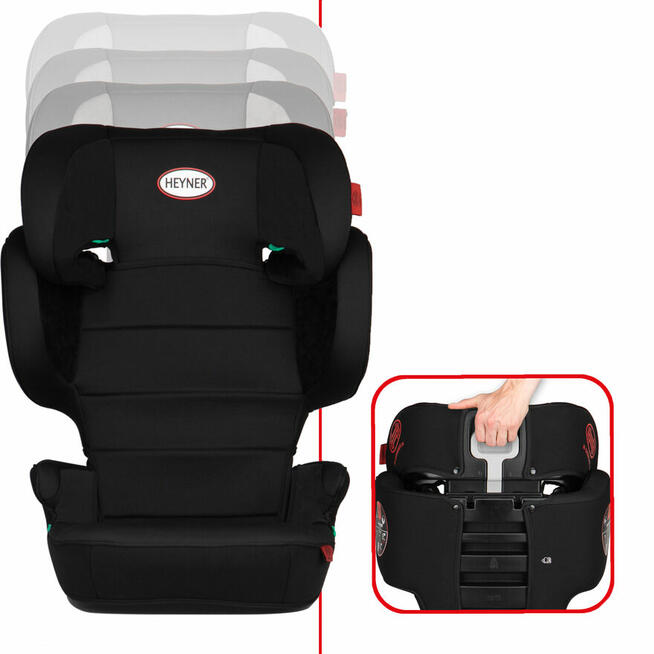 Fotelik Samochodowy i-Fix Maxi Go Składany z Torbą 15-36kg