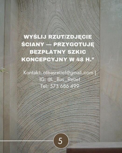 Efekt WOW na ścianie - relief lub malowidło artystyczne