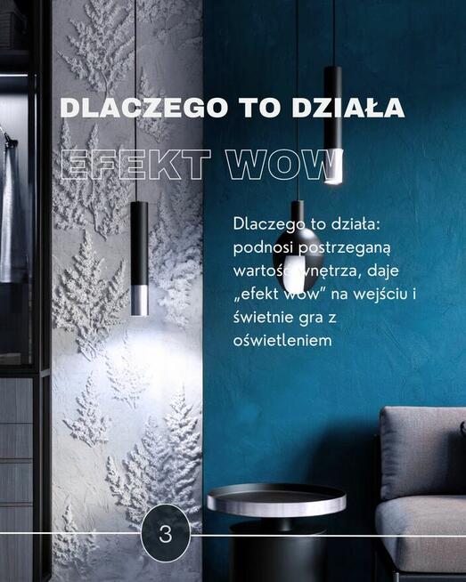 Efekt WOW na ścianie - relief lub malowidło artystyczne