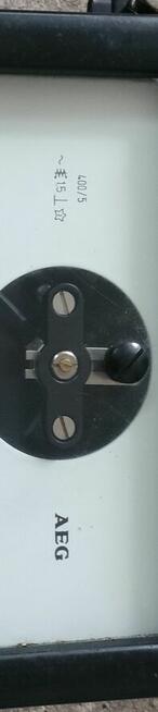 Amperomierz analogowy AEG 800A (400/5A) – sprawny, retro