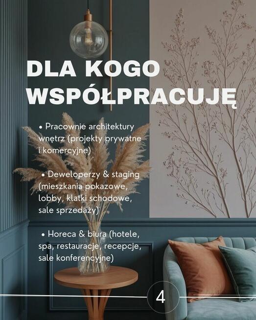 Efekt WOW na ścianie - relief lub malowidło artystyczne