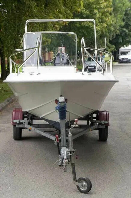 Łódź motorowa 8 os GPS 60KM Zamiana Faktura VAT Motorówka