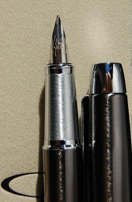 Pióro wieczne i długopis, Parker IM Gun Metal CT, stal