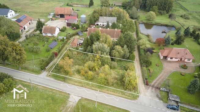 Działka budowlana Leginy / 0,14 ha / media / WZ