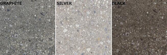 gres 119,7/119,7 cm ceppo silver graphite black matowy-satyn