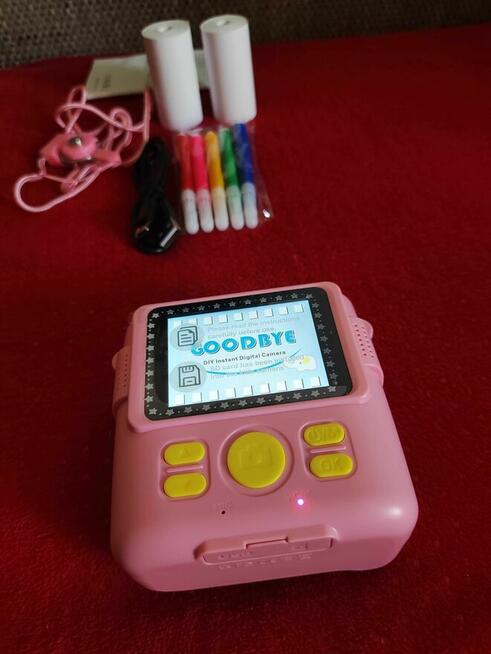 Aparat fotograficzny dla Dzieci Dziecka cyfrowy HD z drukarką