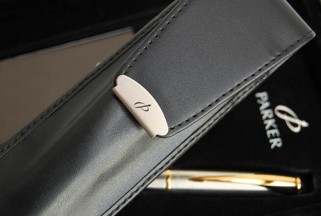 Pióro wieczne Parker Inflection, stal, złoto, vintage 2001