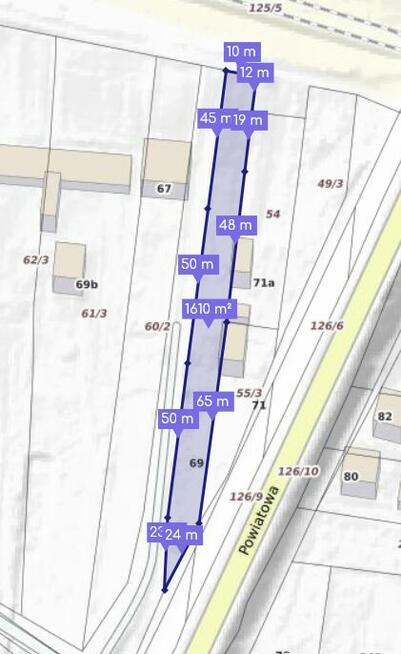 Działka Zamość Powiatowa 69