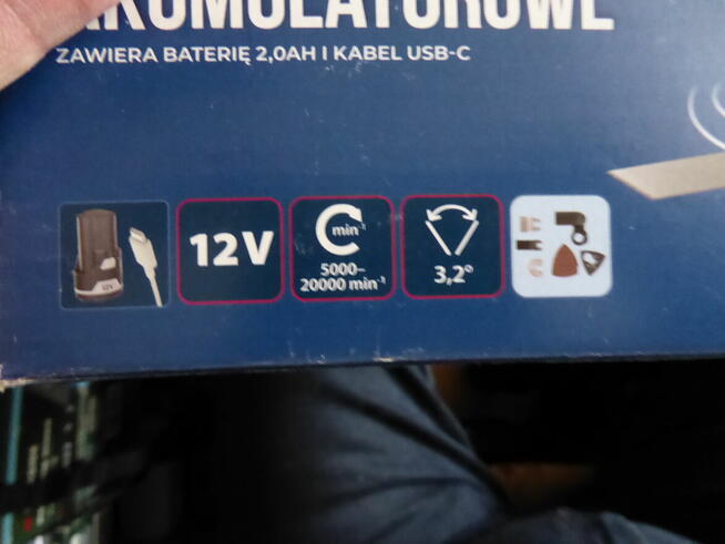 Nieużywane narzędzie wielofunkcyjne FERREX 12V Li-Ion