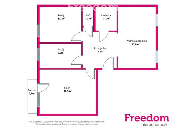 Mieszkanie 4-pokojowe z balkonem blisko centrum