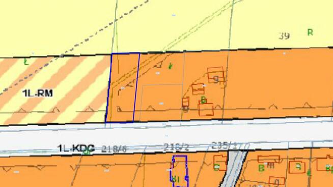 Działka budowlana Woźniki Dyrdy, Asfaltowa